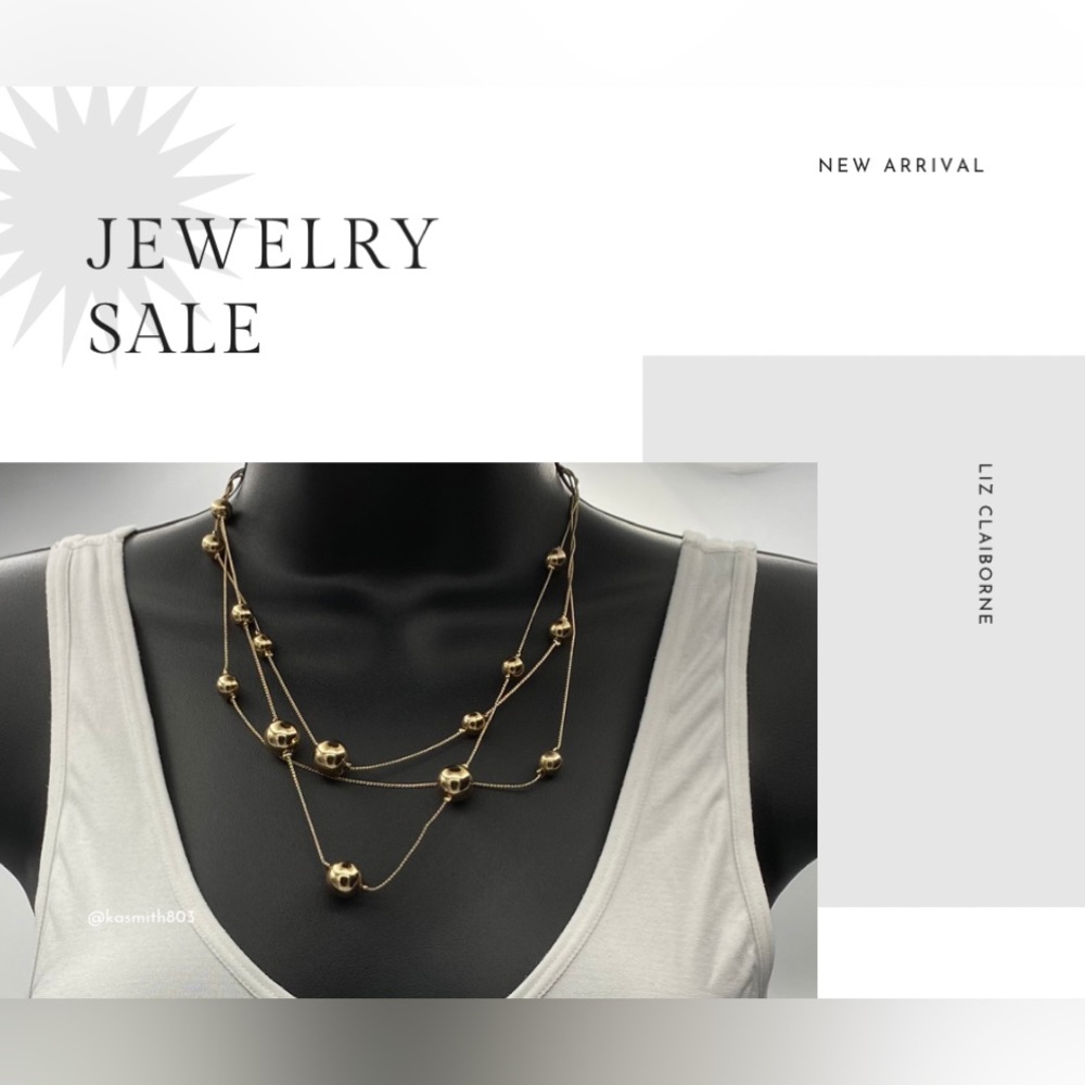 LIZ CLAIBORNE NECKLACE - NWT -  MSRP $26